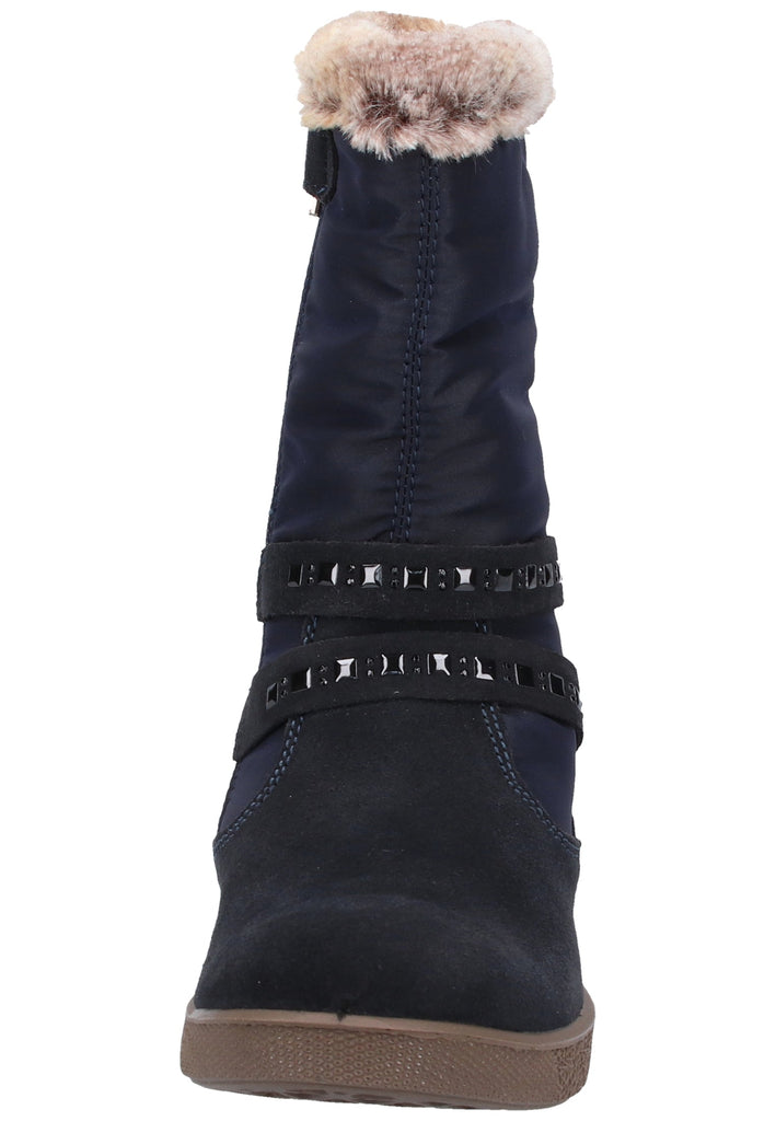 Primigi Stiefel Leder Dunkelblau Warmfutter - surf4shoes