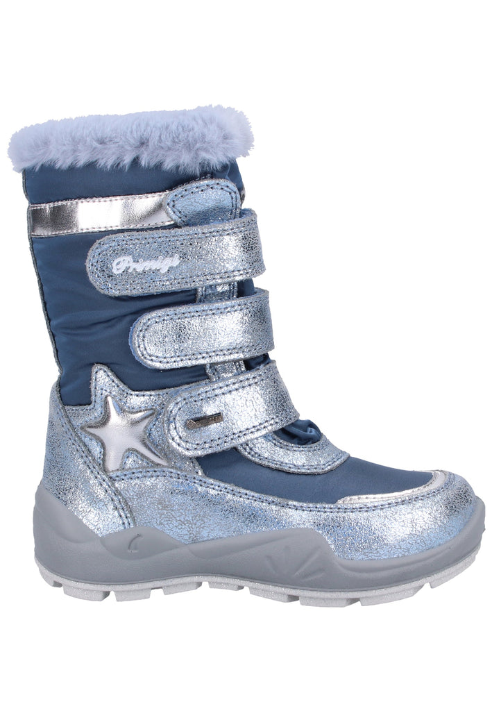 Primigi Stiefel Leder Blau Warmfutter - surf4shoes
