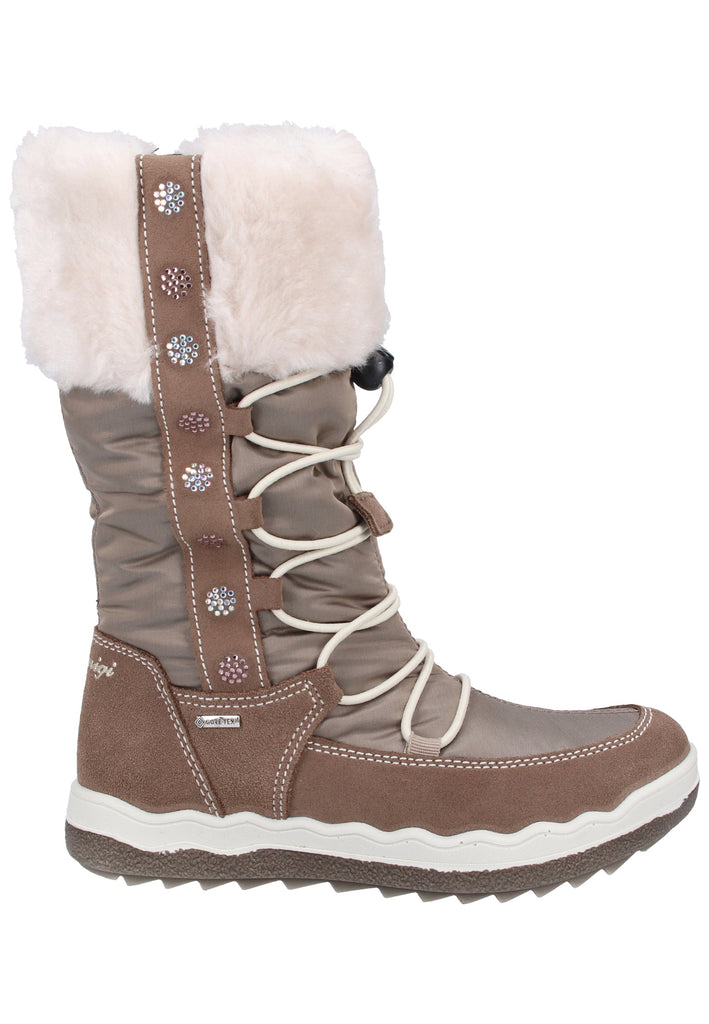 Primigi Stiefel Leder Beige Warmfutter - surf4shoes