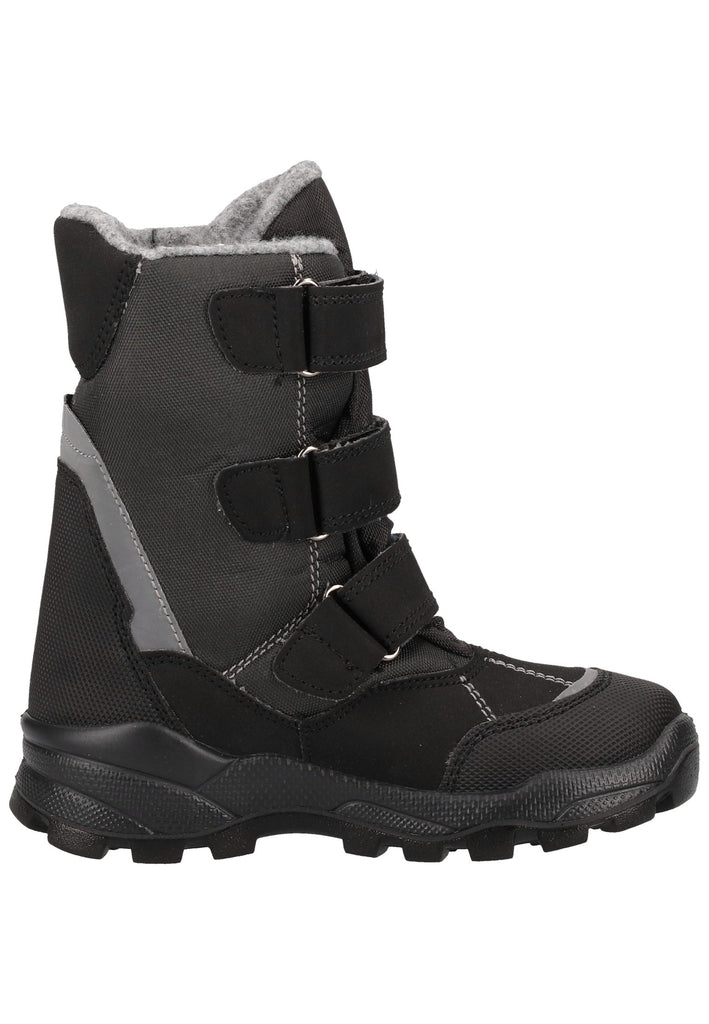 Primigi Stiefel Leder/Textil Schwarz Warmfutter - surf4shoes