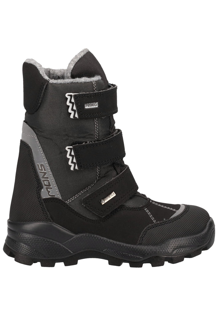 Primigi Stiefel Leder/Textil Schwarz Warmfutter - surf4shoes