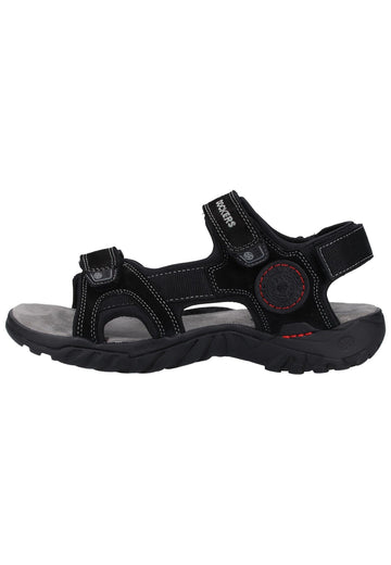 Dockers Sandalen Leder Schwarz - surf4shoes