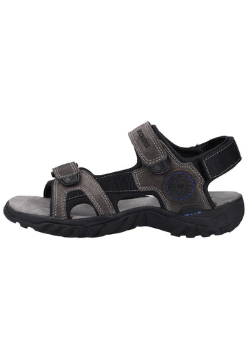 Dockers Sandalen Leder Grau/Blau - surf4shoes
