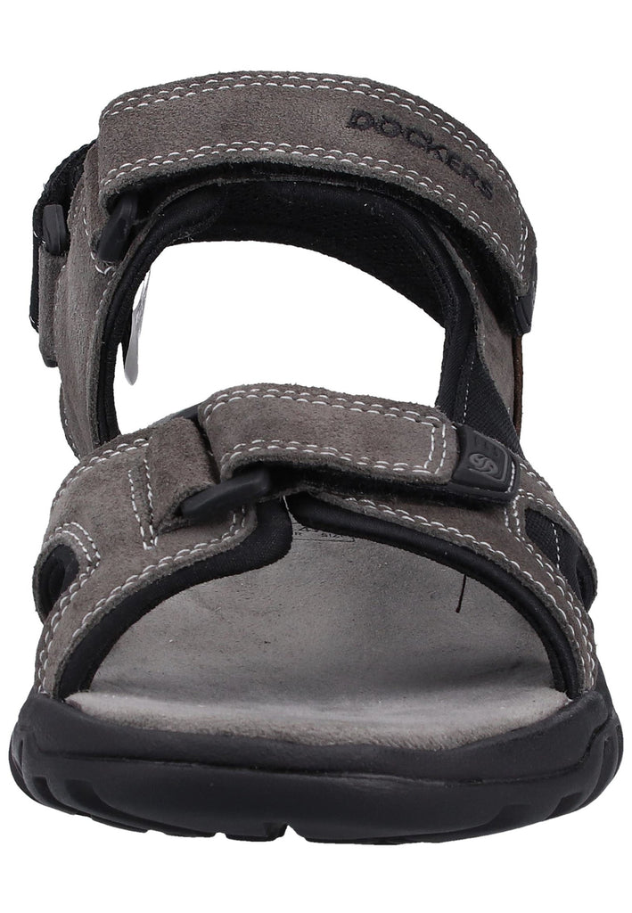 Dockers Sandalen Leder Grau/Blau - surf4shoes