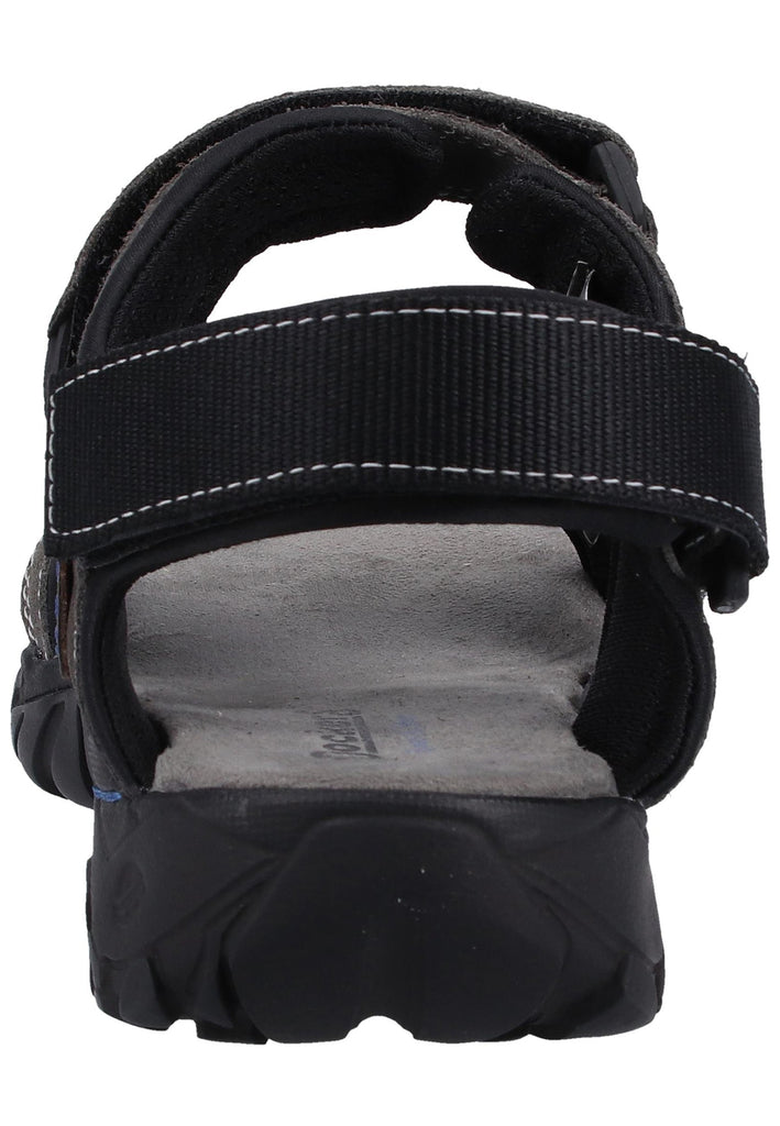 Dockers Sandalen Leder Grau/Blau - surf4shoes