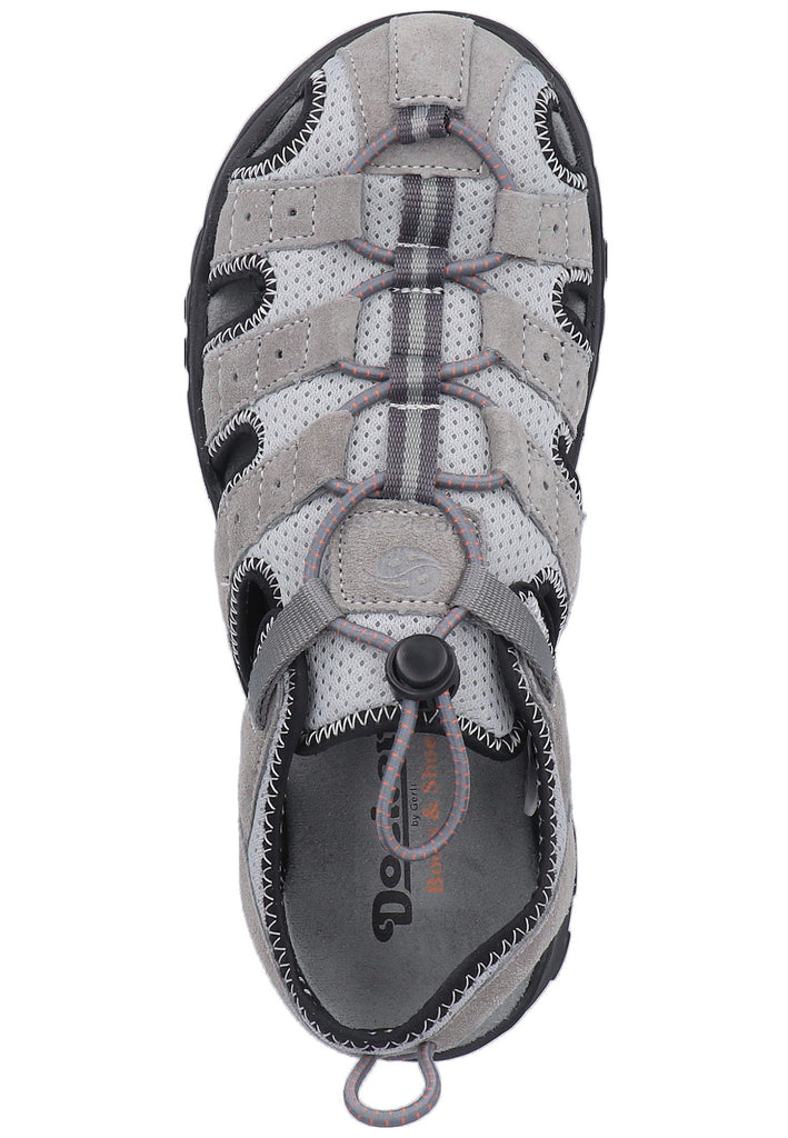 Dockers Sandalen Leder Grau - surf4shoes