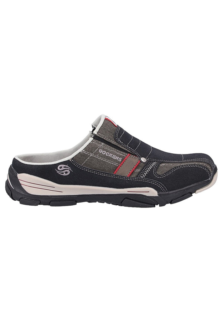 Dockers Clogs Lederimitat/Textil Schwarz - surf4shoes