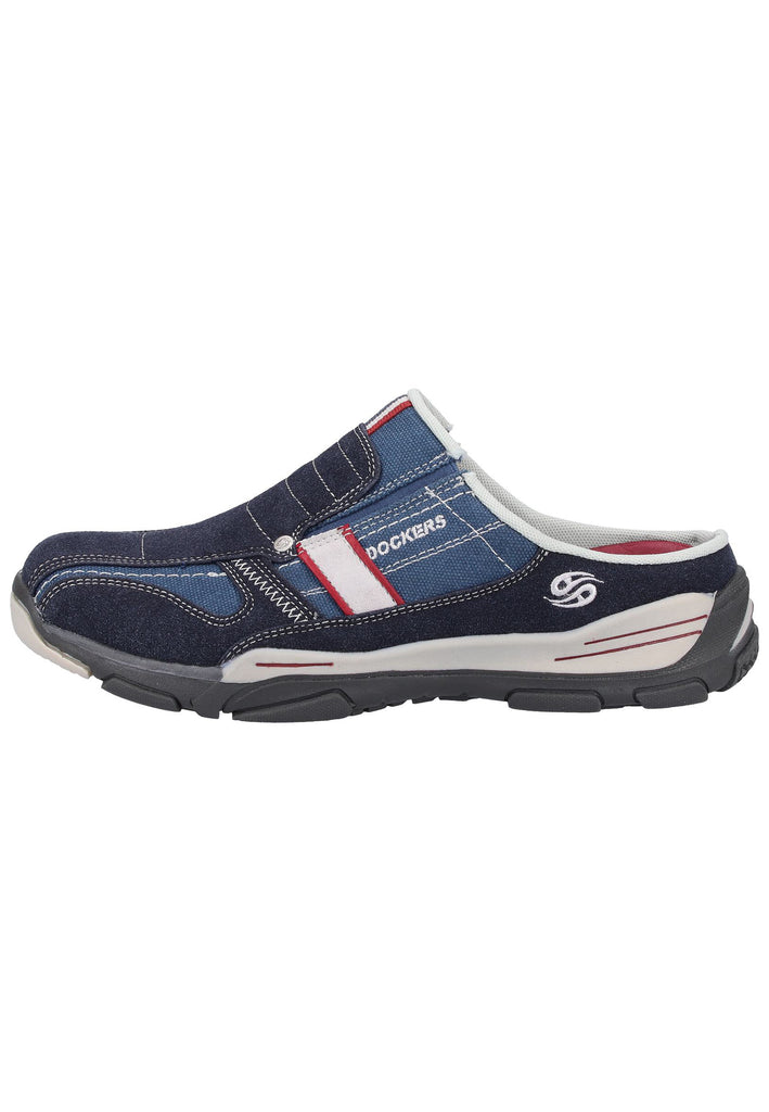 Dockers Clogs Lederimitat/Textil Navy - surf4shoes