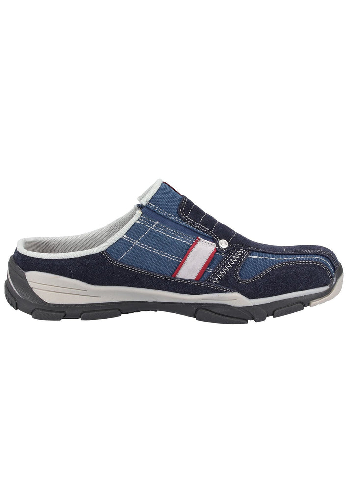 Dockers Clogs Lederimitat/Textil Navy - surf4shoes