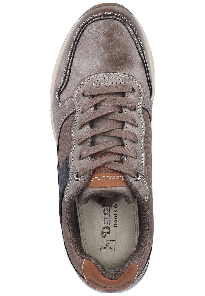 Dockers Sneaker Lederimitat Dunkelbraun - surf4shoes