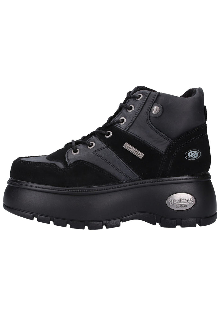 Dockers Stiefelette Leder Schwarz - surf4shoes