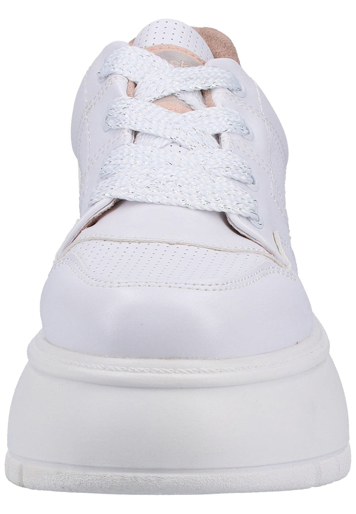 Dockers Halbschuhe Nappaleder Weiß/Rosa - surf4shoes