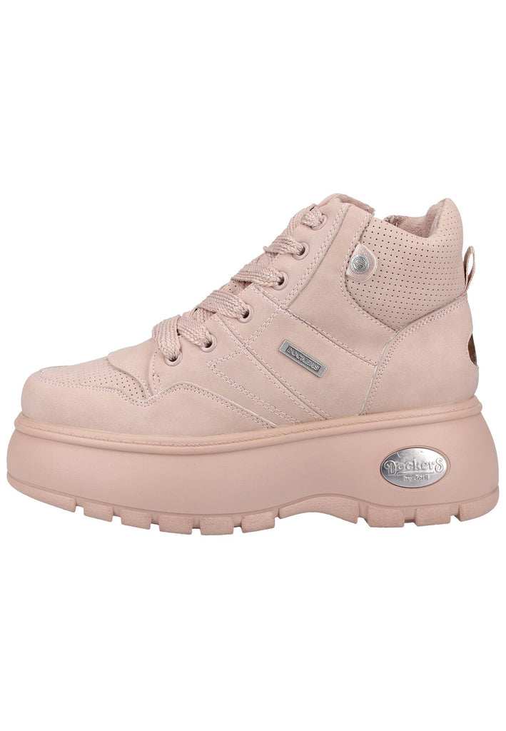 Dockers Halbschuhe Nappaleder Rosa - surf4shoes