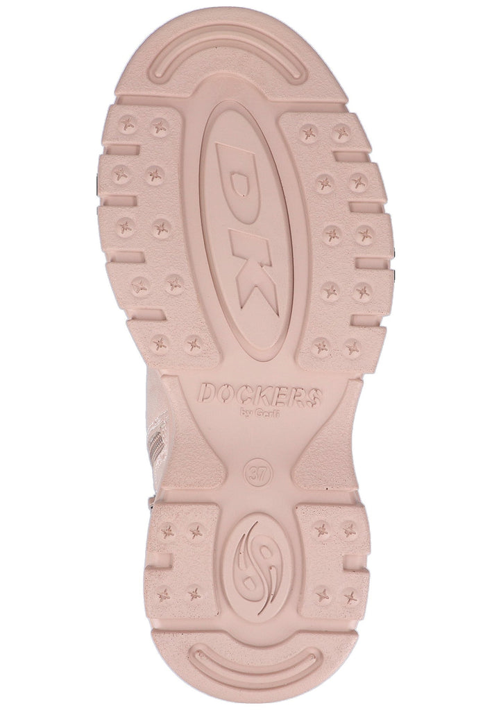 Dockers Halbschuhe Nappaleder Rosa - surf4shoes