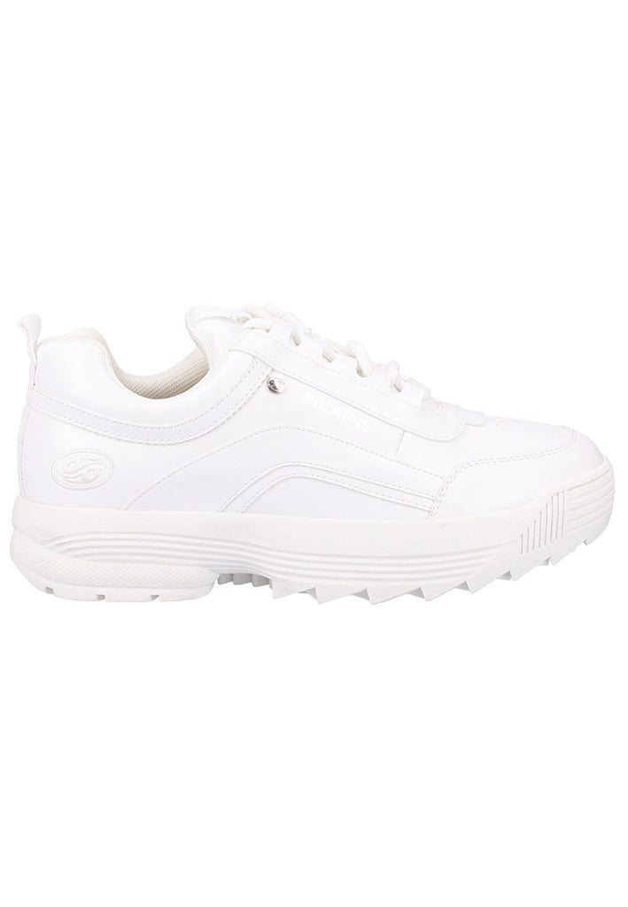 Dockers Sneaker Lederimitat Weiß - surf4shoes