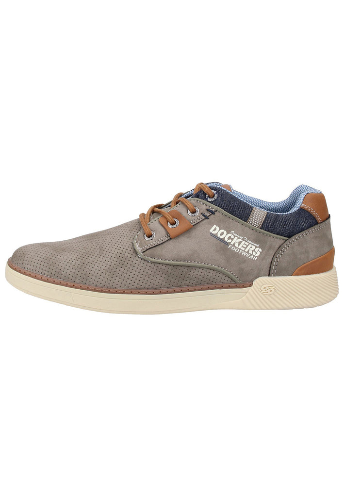 Dockers Sneaker Lederimitat/Textil Khaki - surf4shoes