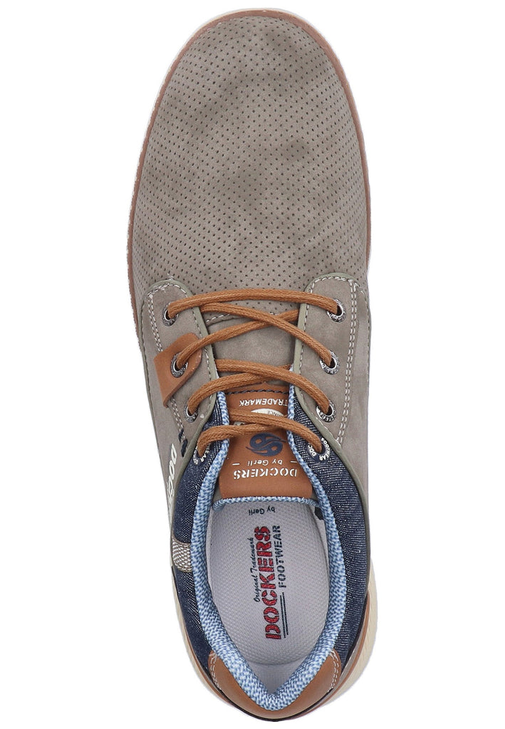 Dockers Sneaker Lederimitat/Textil Khaki - surf4shoes