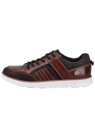 Dockers Sneaker Veloursleder Braun/Blau - surf4shoes