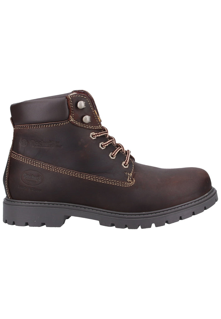Dockers Stiefelette Leder Schoko - surf4shoes