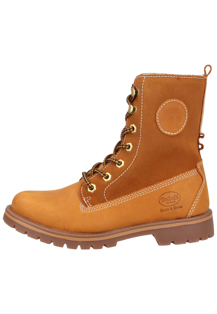 Dockers Stiefelette Leder Golden Tan Warmfutter - surf4shoes