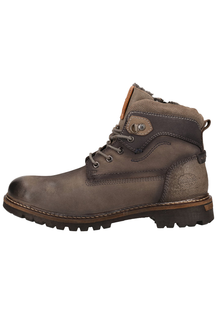 Dockers Stiefelette Lederimitat Grau Warmfutter - surf4shoes