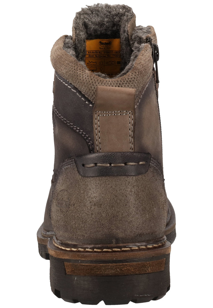 Dockers Stiefelette Lederimitat Grau Warmfutter - surf4shoes