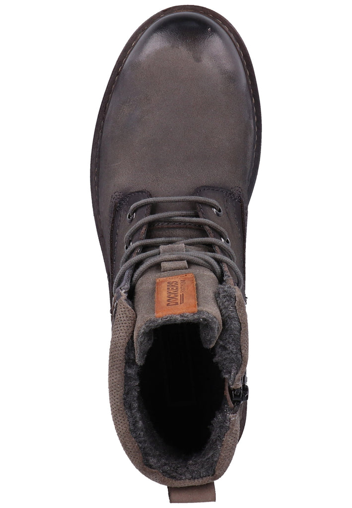 Dockers Stiefelette Lederimitat Grau Warmfutter - surf4shoes