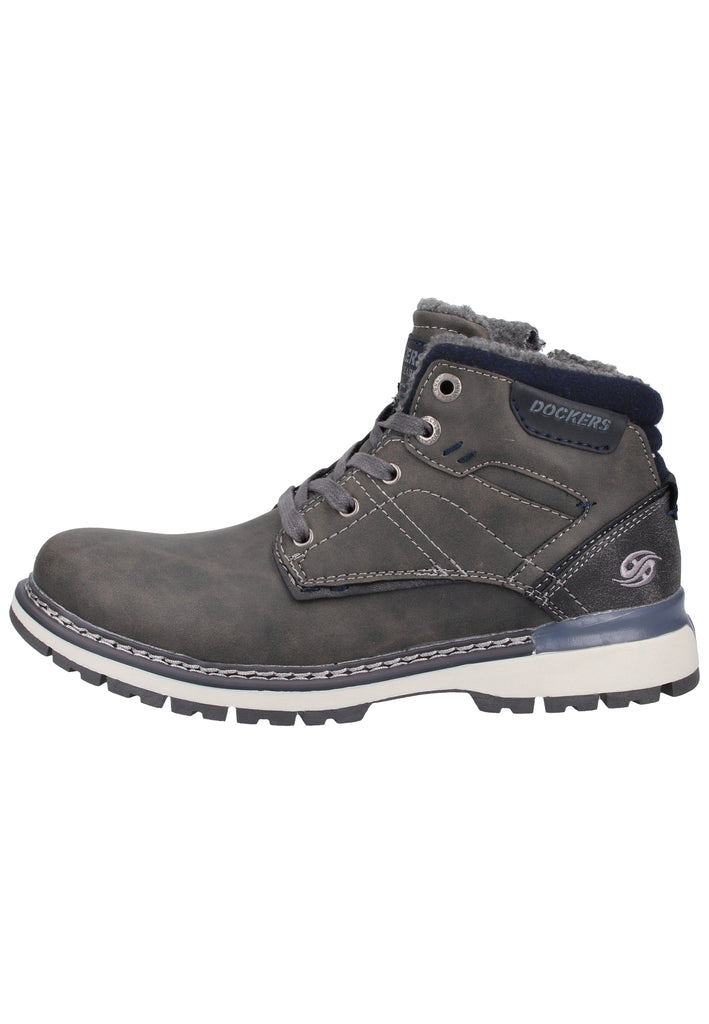 Dockers Halbschuhe Lederimitat Grau Warmfutter - surf4shoes