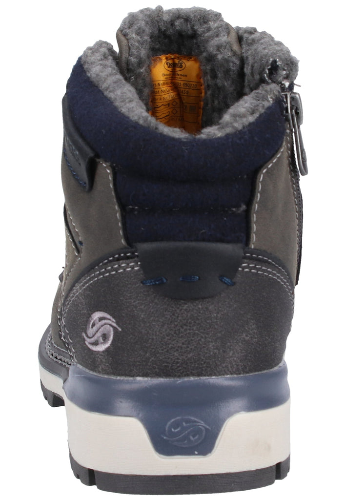 Dockers Halbschuhe Lederimitat Grau Warmfutter - surf4shoes