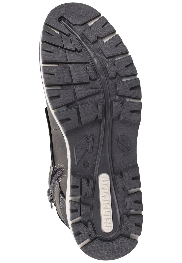 Dockers Halbschuhe Lederimitat Grau Warmfutter - surf4shoes