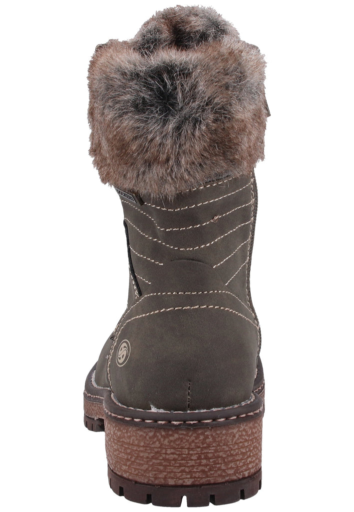 Dockers Stiefelette Lederimitat/Textil Grau - surf4shoes