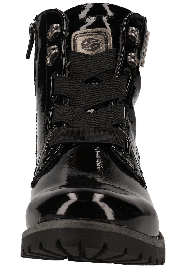 Dockers Stiefelette Lederimitat Schwarz - surf4shoes