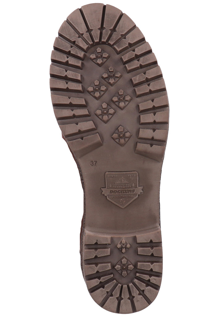 Dockers Stiefelette Nubukleder Schoko - surf4shoes