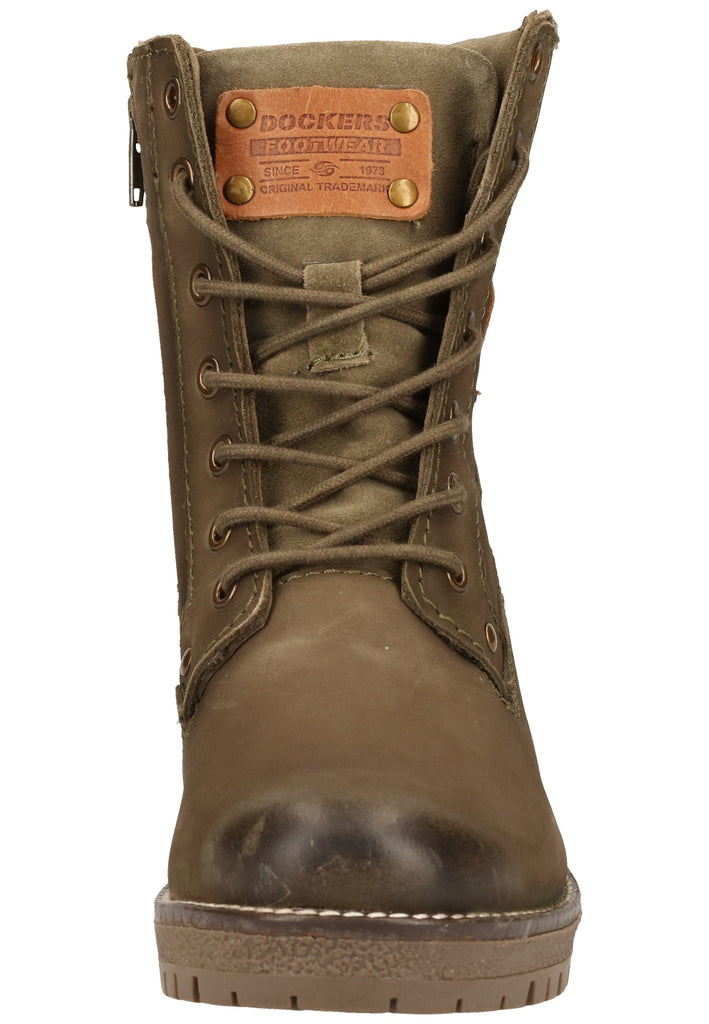 Dockers Stiefelette Nubukleder Khaki - surf4shoes