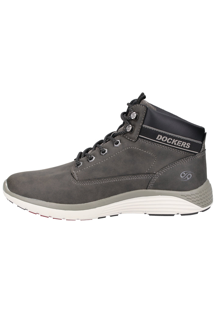 Dockers Sneaker Lederimitat Dunkelgrau - surf4shoes