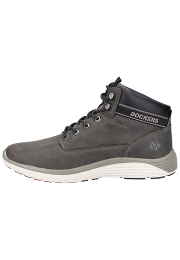 Dockers Sneaker Lederimitat Dunkelgrau - surf4shoes