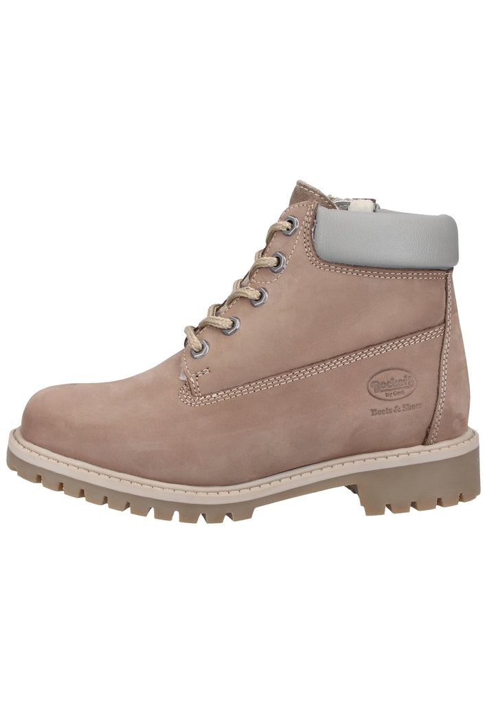 Dockers Stiefelette Nubukleder Stone Warmfutter - surf4shoes
