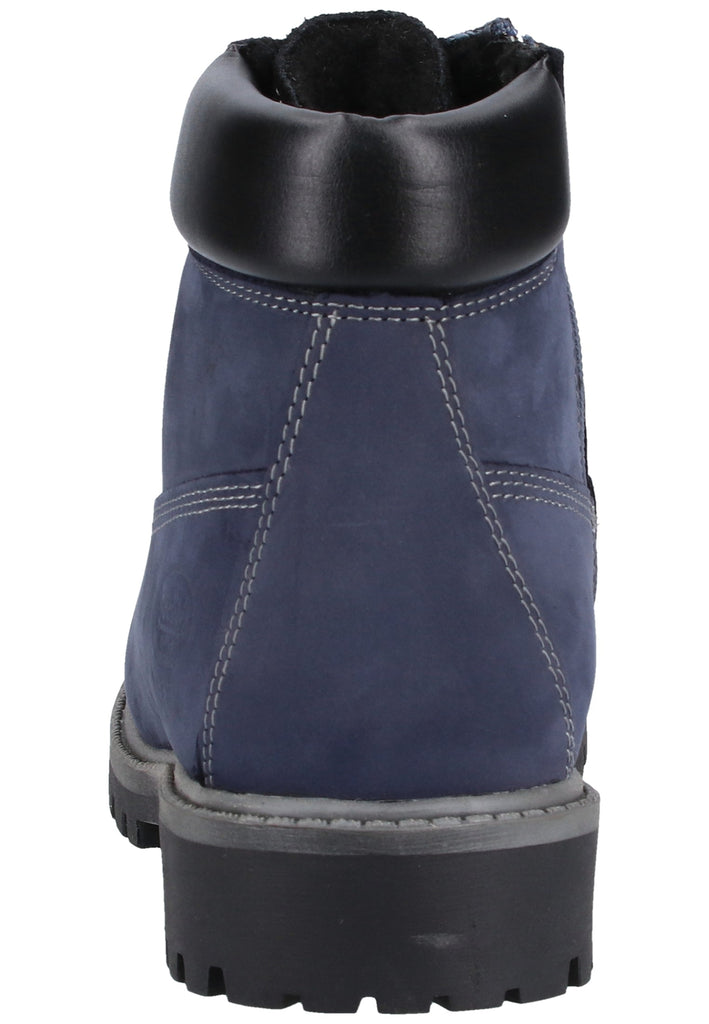 Dockers Stiefelette Nubukleder Navy Warmfutter - surf4shoes