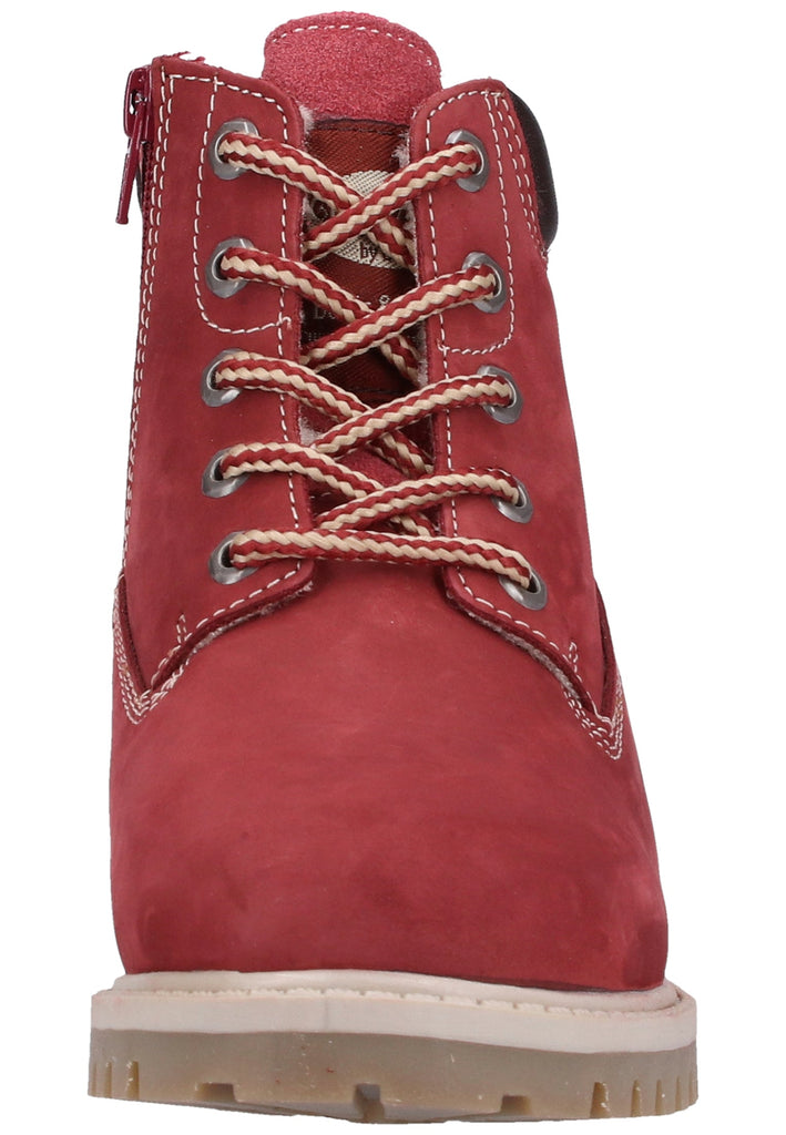 Dockers Stiefelette Nubukleder Bordeaux Warmfutter - surf4shoes