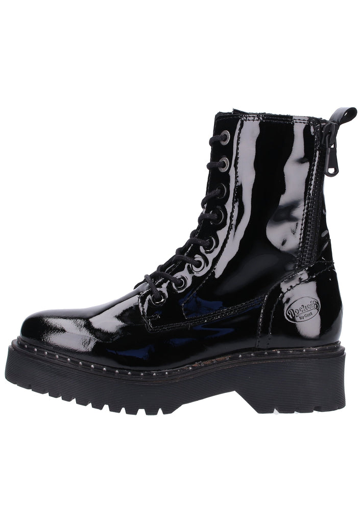 Dockers Stiefelette Lederimitat Schwarz - surf4shoes