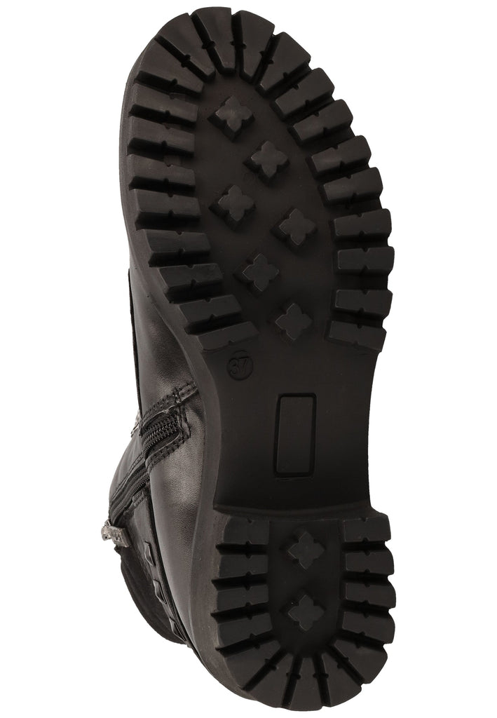 Dockers Stiefelette Nappaleder Schwarz - surf4shoes