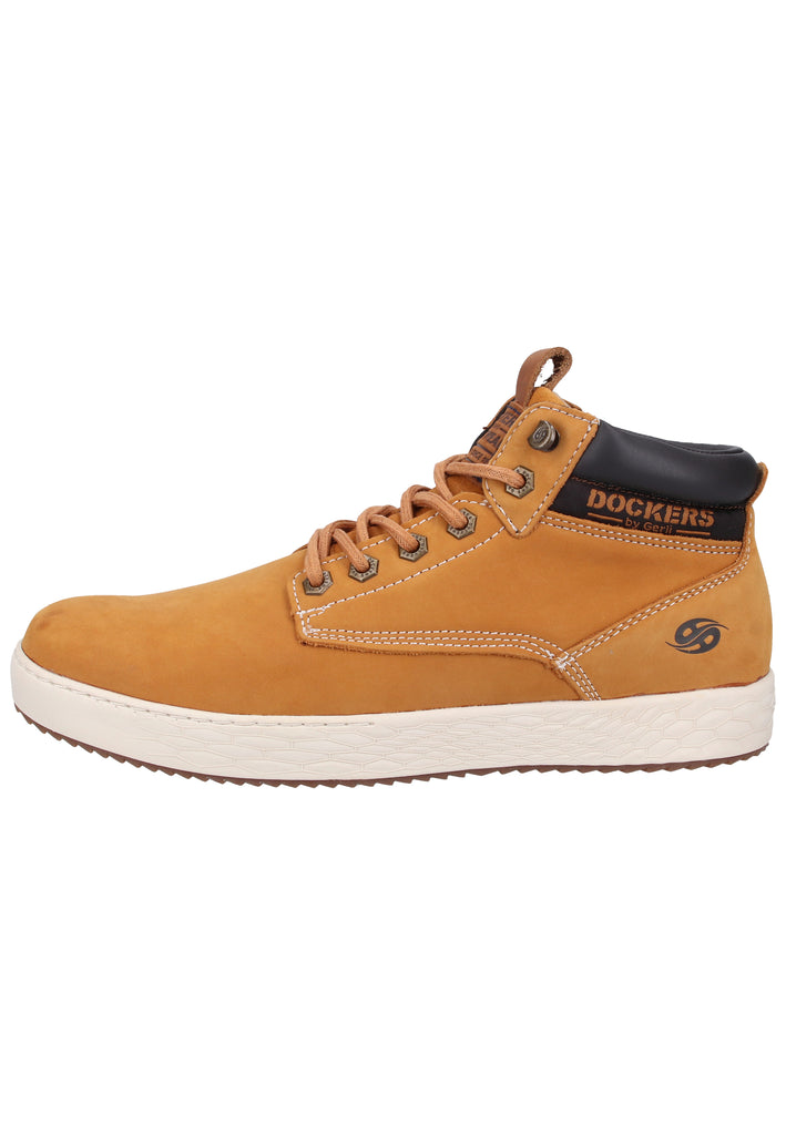 Dockers Sneaker Nubukleder Golden Tan - surf4shoes