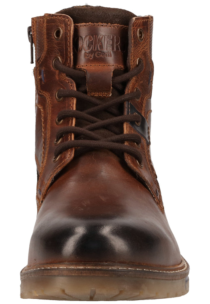 Dockers Stiefelette Nappaleder Braun - surf4shoes