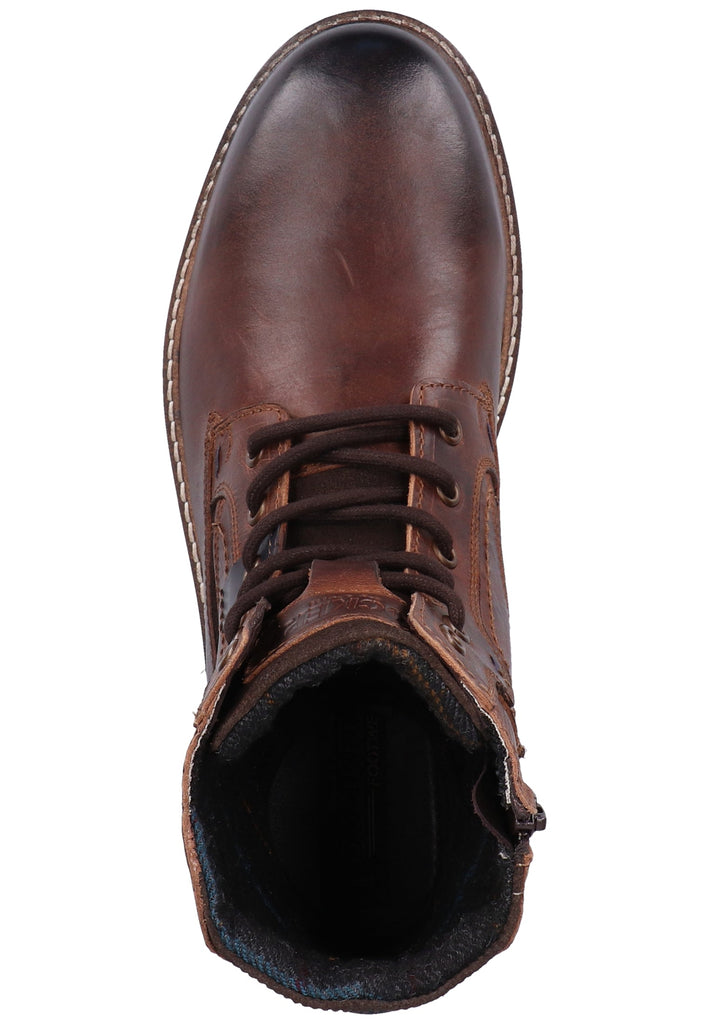 Dockers Stiefelette Nappaleder Braun - surf4shoes