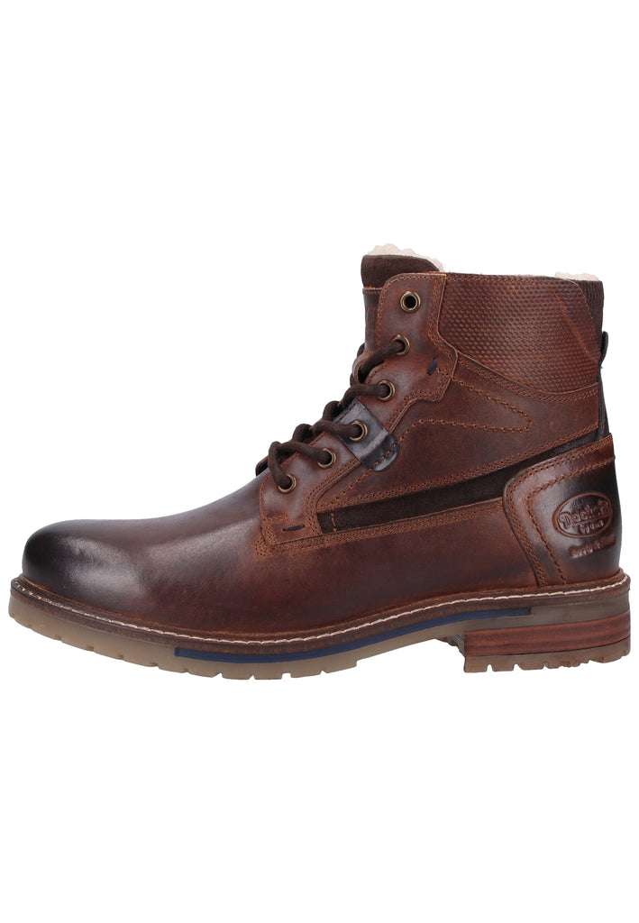 Dockers Stiefelette Nappaleder Braun Warmfutter - surf4shoes