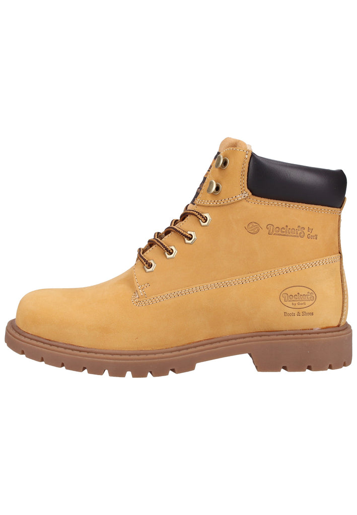 Dockers Stiefelette Nubukleder Golden Tan - surf4shoes