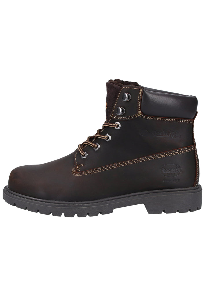 Dockers Stiefelette Leder Braun Warmfutter - surf4shoes