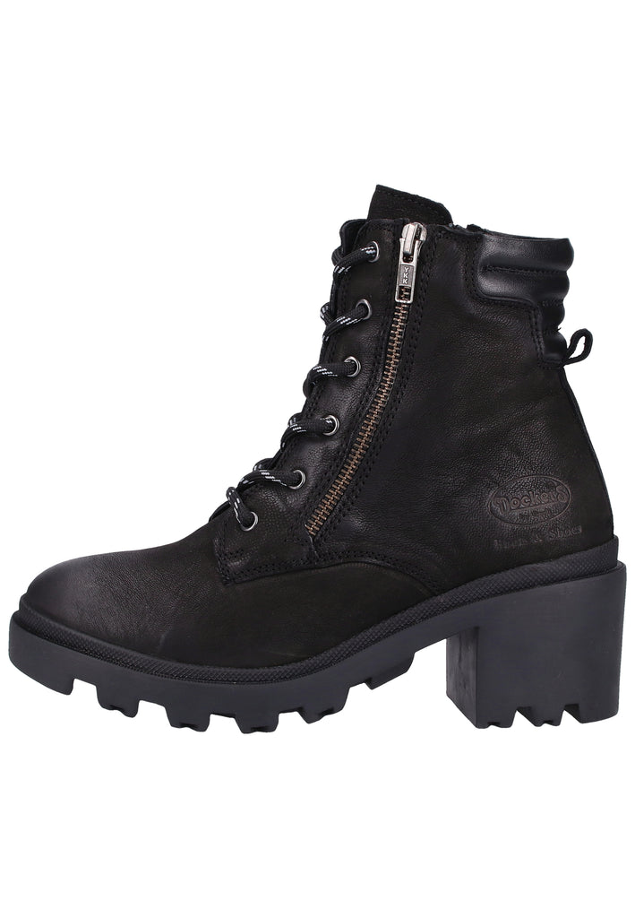 Dockers Stiefelette Nappaleder Schwarz - surf4shoes