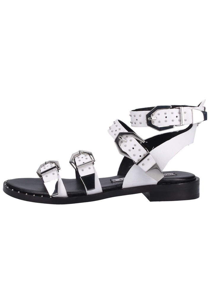 Bronx Sandalen Leder Weiß - surf4shoes