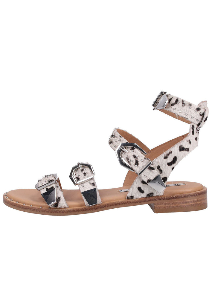 Bronx Sandalen Leder Weiß/Schwarz - surf4shoes
